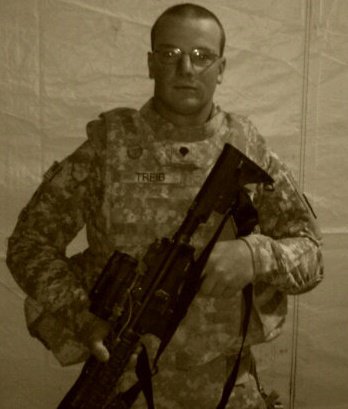SPC Dustin Trieb of the United States Army currently serving in Afghanistan