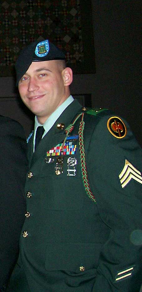 United States Army Sergeant Chris M. Collins served a tour in Afghanistan in the 82nd Airborne and now serving in Iraq.