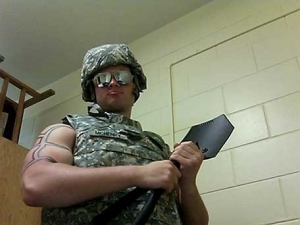 This is my friend Alex McHenry, he was my roommate last year, now he is fighting overseas.
