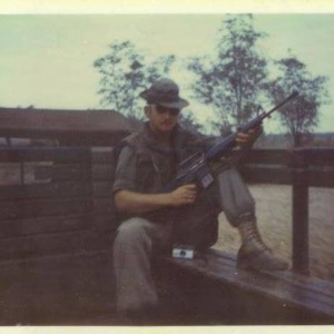 This is my biggest hero. My grandpa during the Vietnam war! - Dylan