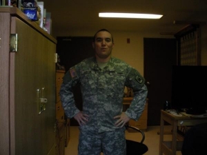 United States Army PFC Matt Moyer from Lancaster, CO. Currently serving in Afghanistan with the military police.