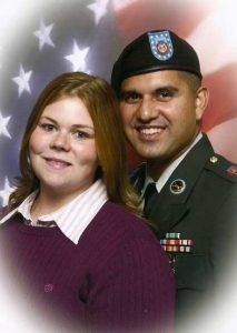 Sarin of The United States Army with his wife Marissa Sarin is currently deployed in Afghanistan, he is originally from India and just recently became a citizen of the U.S. Congrats babe, I love you!