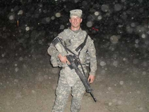United States Army SPC Gary Helman Jr. currently serving in Iraq. We all love you, your loving wife Erica