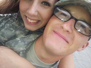 My name's Kaitlen Stone and my hero is my husband David Stone! We've been married for only 3 months, but have been together for 4 years! We are currently stationed in Fort Campbell KY!