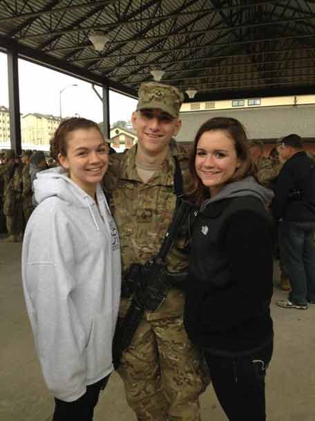 Before my brothers deployments last year. So proud of him! - From Casey