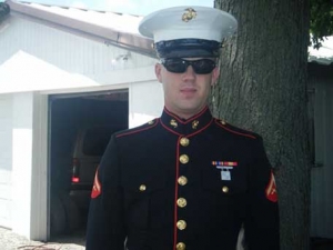 United States Marine Lcpl Kale Williams from IL currently serving in Iraq