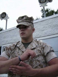 United States Marine Andy Cliff from Midland, Michigan