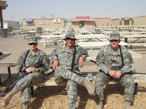 Shawn Syverson and friends of the United States Army